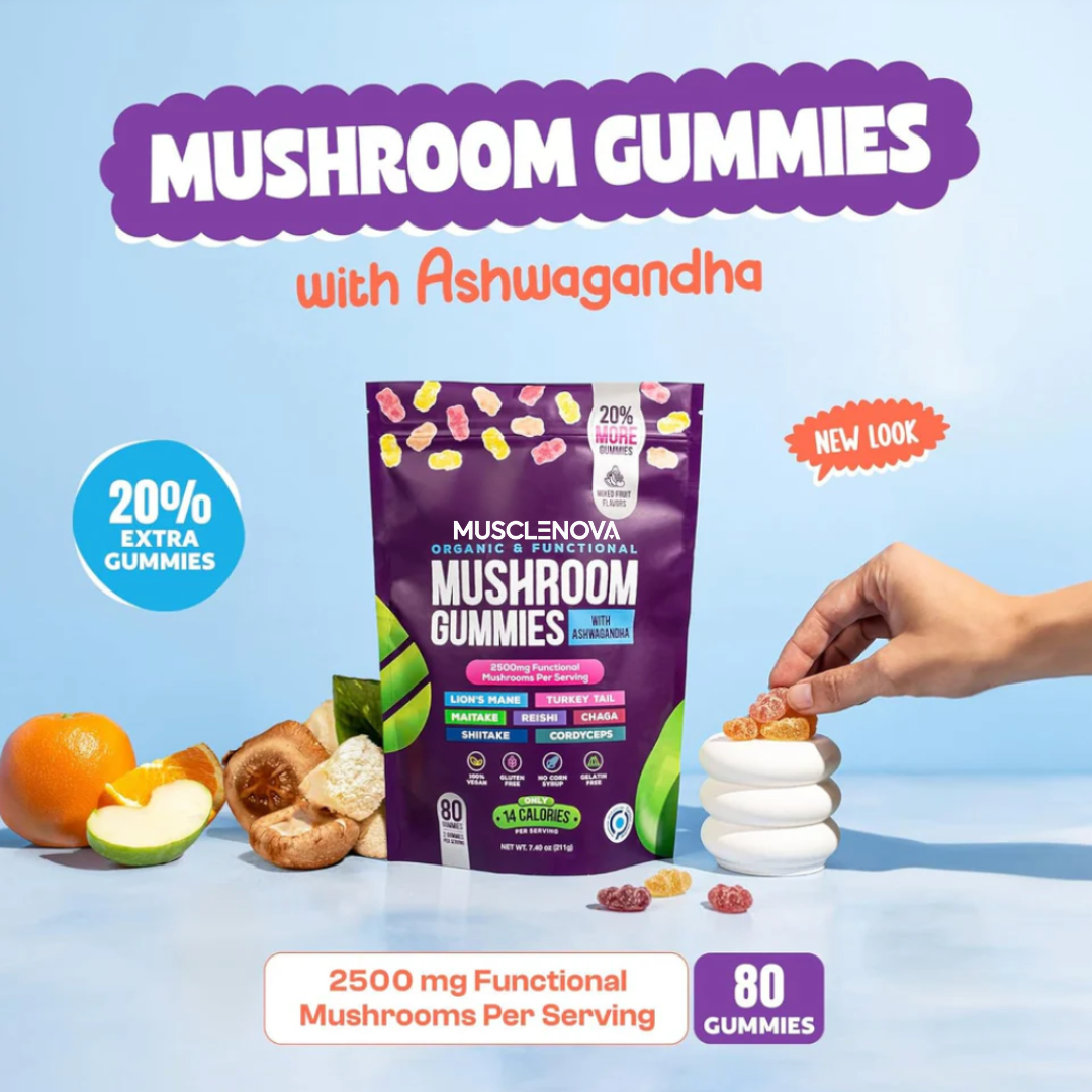 Muscle Nova™ Super Mushroom Blend Gummies